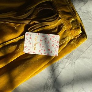 Free People yellow skort.